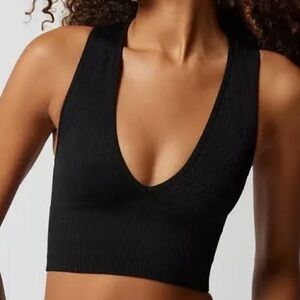 🖤 NWT Urban Outfitters Ribbed Black Crop Top